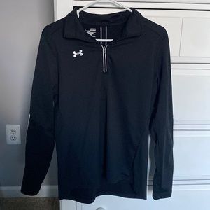 Under Amour Black Long Sleeve 1/4 Zip
